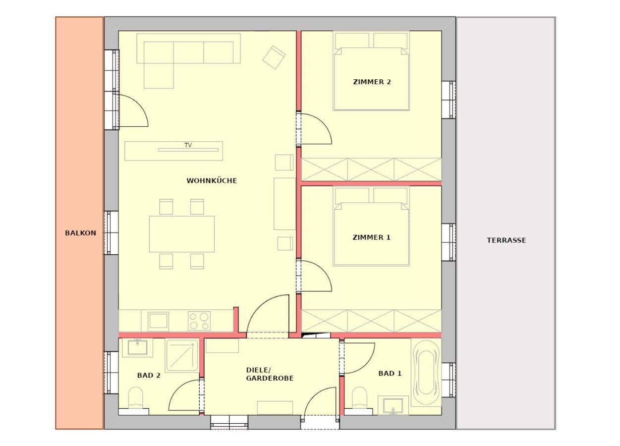 Apartment "Kuenstlhaeusl" Йохберг Екстериор снимка